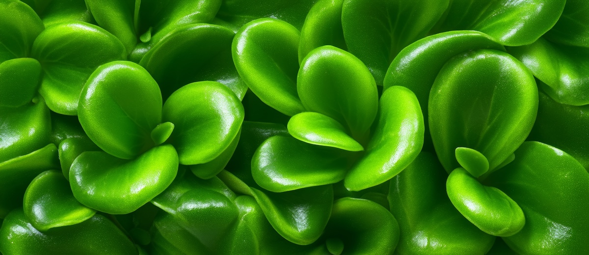 Micropousses de pois pour smoothie post-entraînement